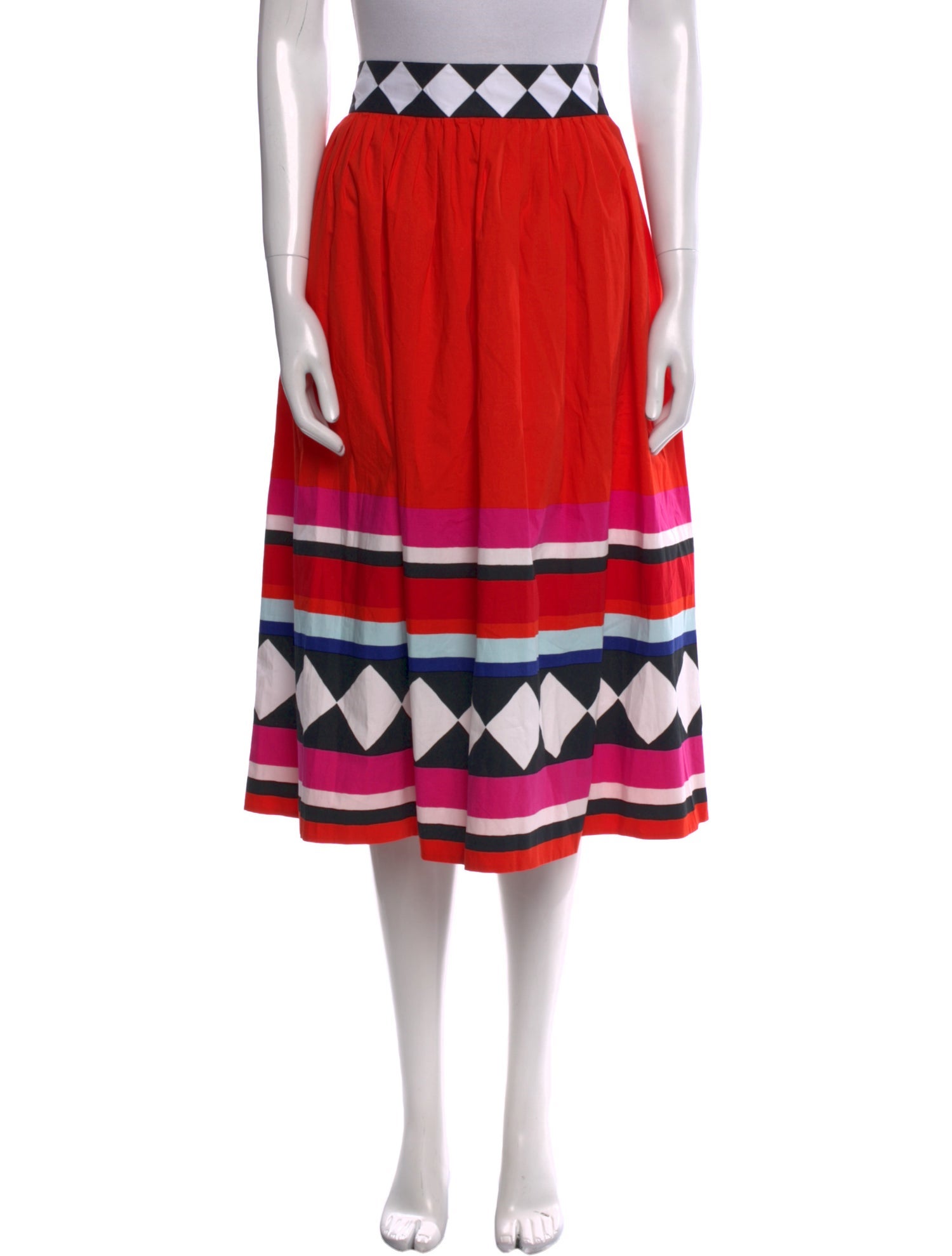 Kate Spade New York Striped Midi Length Skirt w/ Tags