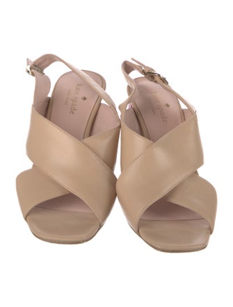 Kate Spade New York Leather Slingback Sandals