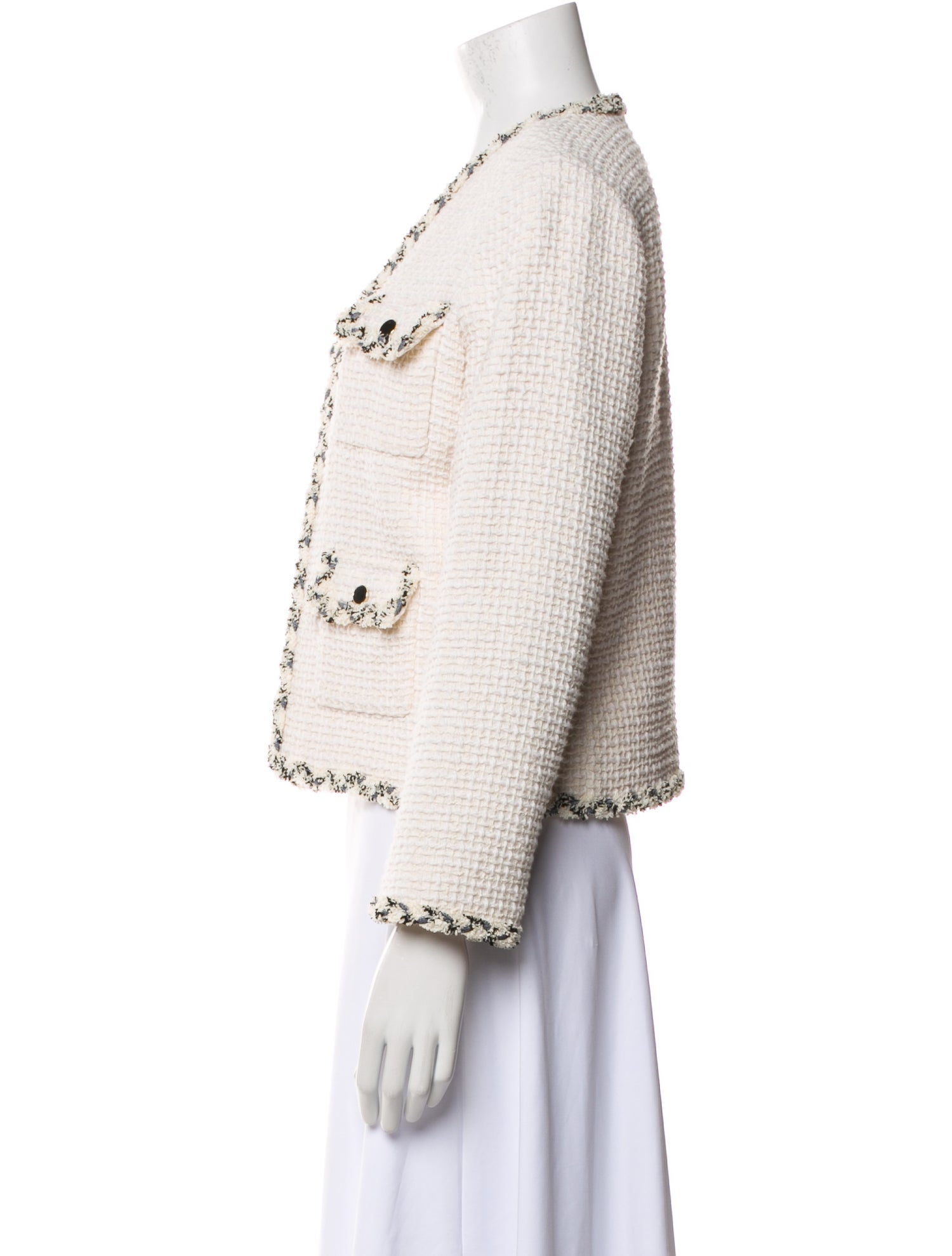 Kate Spade New York Tweed Pattern Evening Jacket