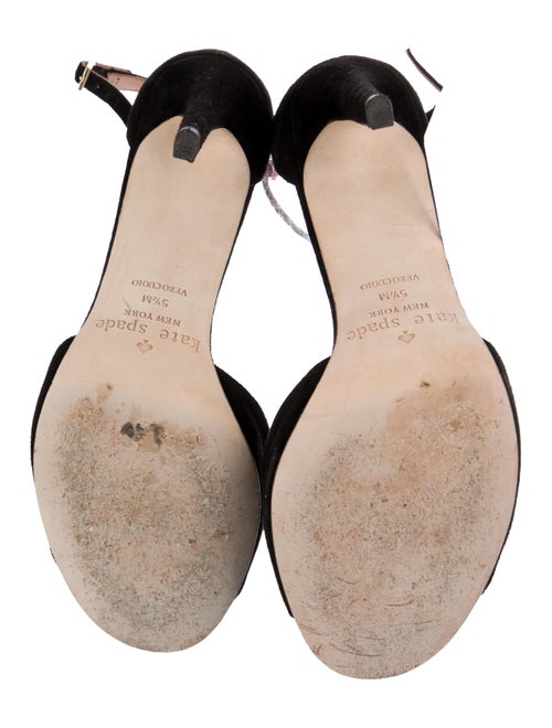 Kate Spade New York Suede Printed D'Orsay Pumps