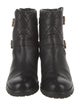 Kate Spade New York Leather Bow Accents Moto Boots