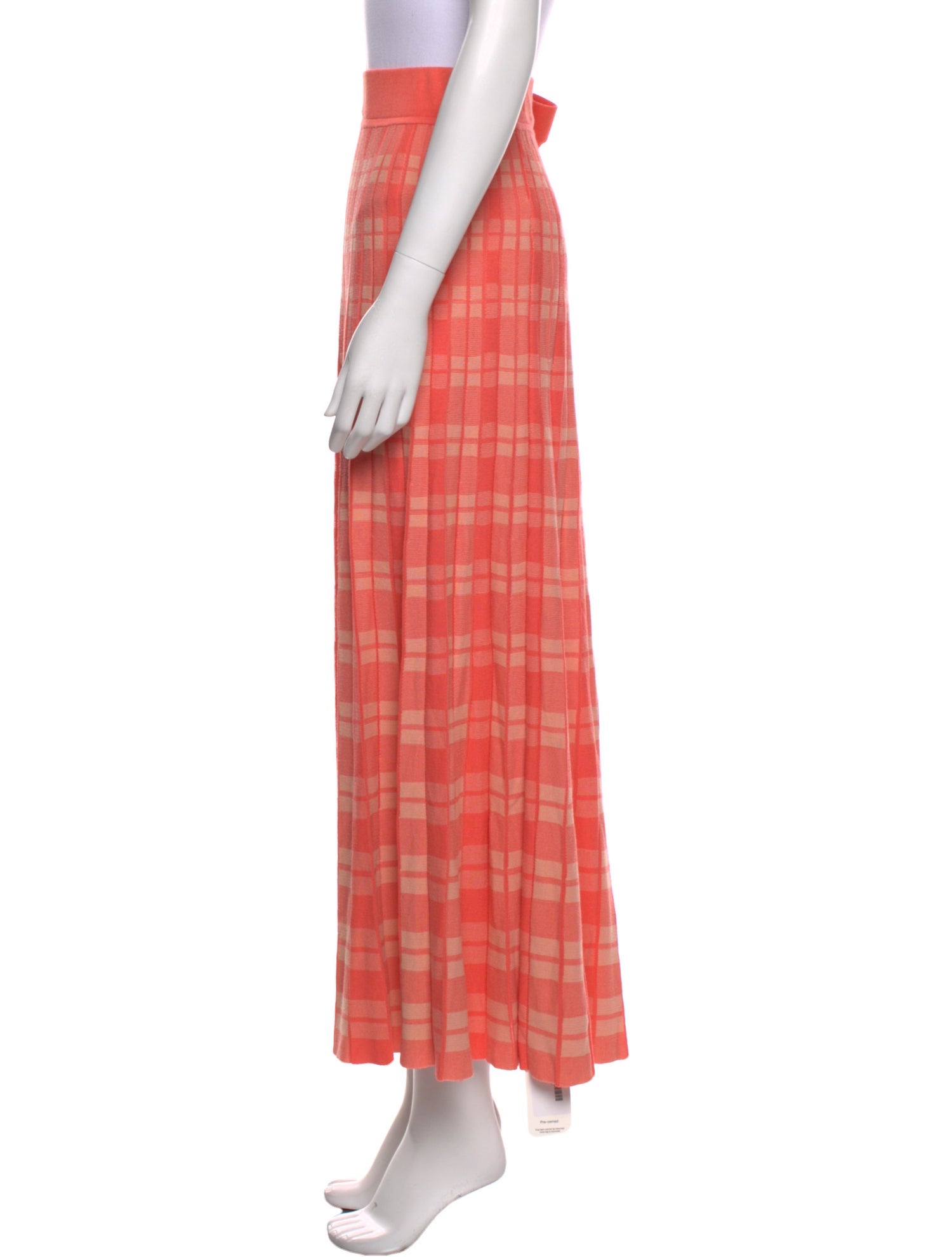 Kate Spade New York Plaid Print Midi Length Skirt