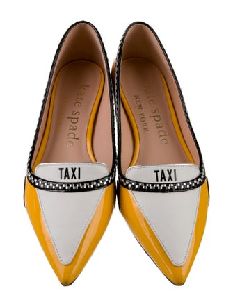 Kate Spade New York Patent Leather Printed Mules