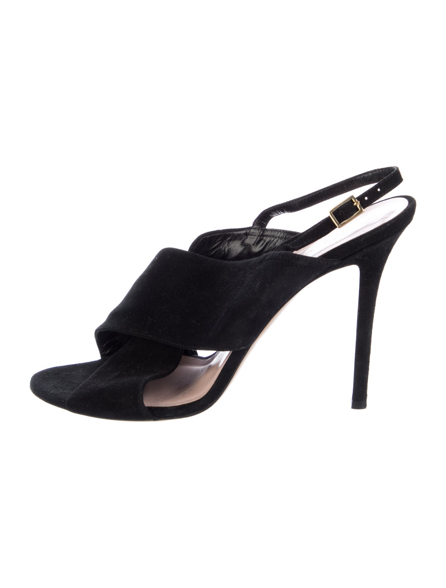 Kate Spade New York Suede Cutout Accent Slingback Sandals