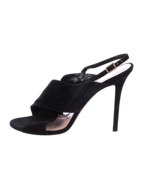 Kate Spade New York Suede Cutout Accent Slingback Sandals