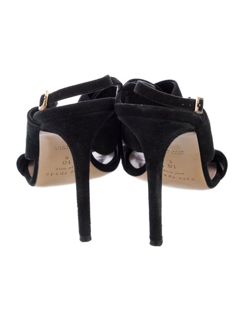 Kate Spade New York Suede Cutout Accent Slingback Sandals