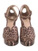 Kate Spade New York Leather Animal Print D'Orsay Pumps