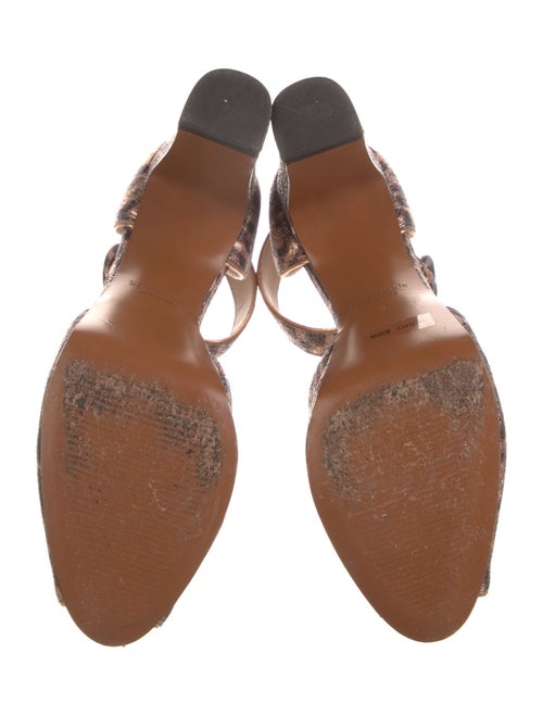 Kate Spade New York Leather Animal Print D'Orsay Pumps