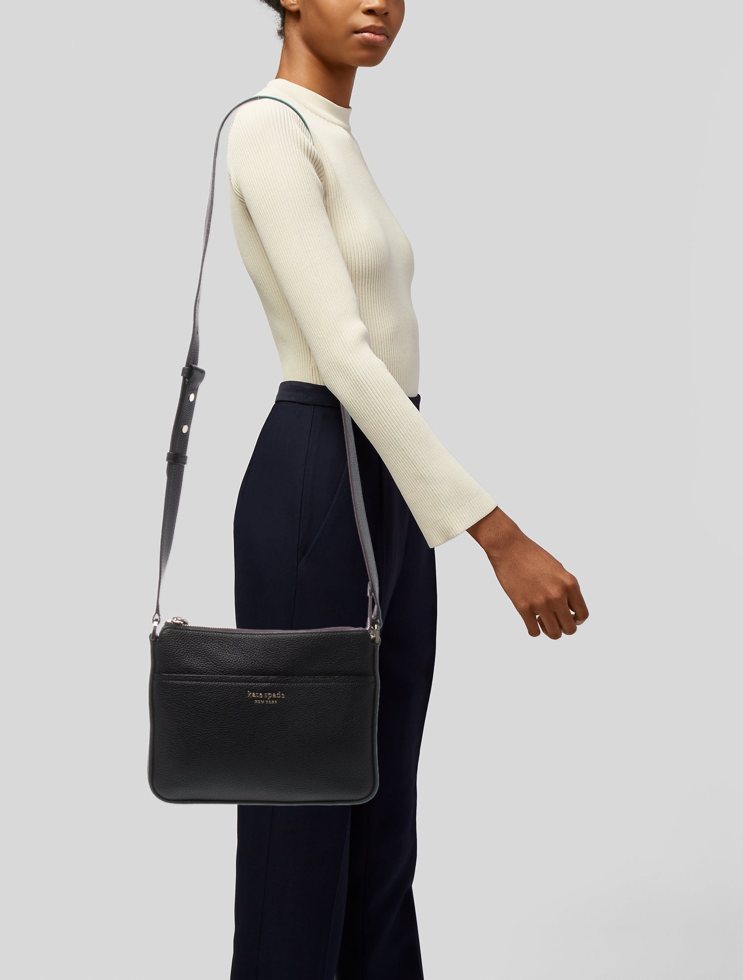 Kate Spade New York Leather Messenger Bag