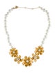 Kate Spade New York Faux Pearl & Cubic Zirconia Garden Party Necklace