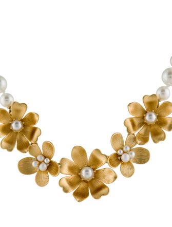 Kate Spade New York Faux Pearl & Cubic Zirconia Garden Party Necklace