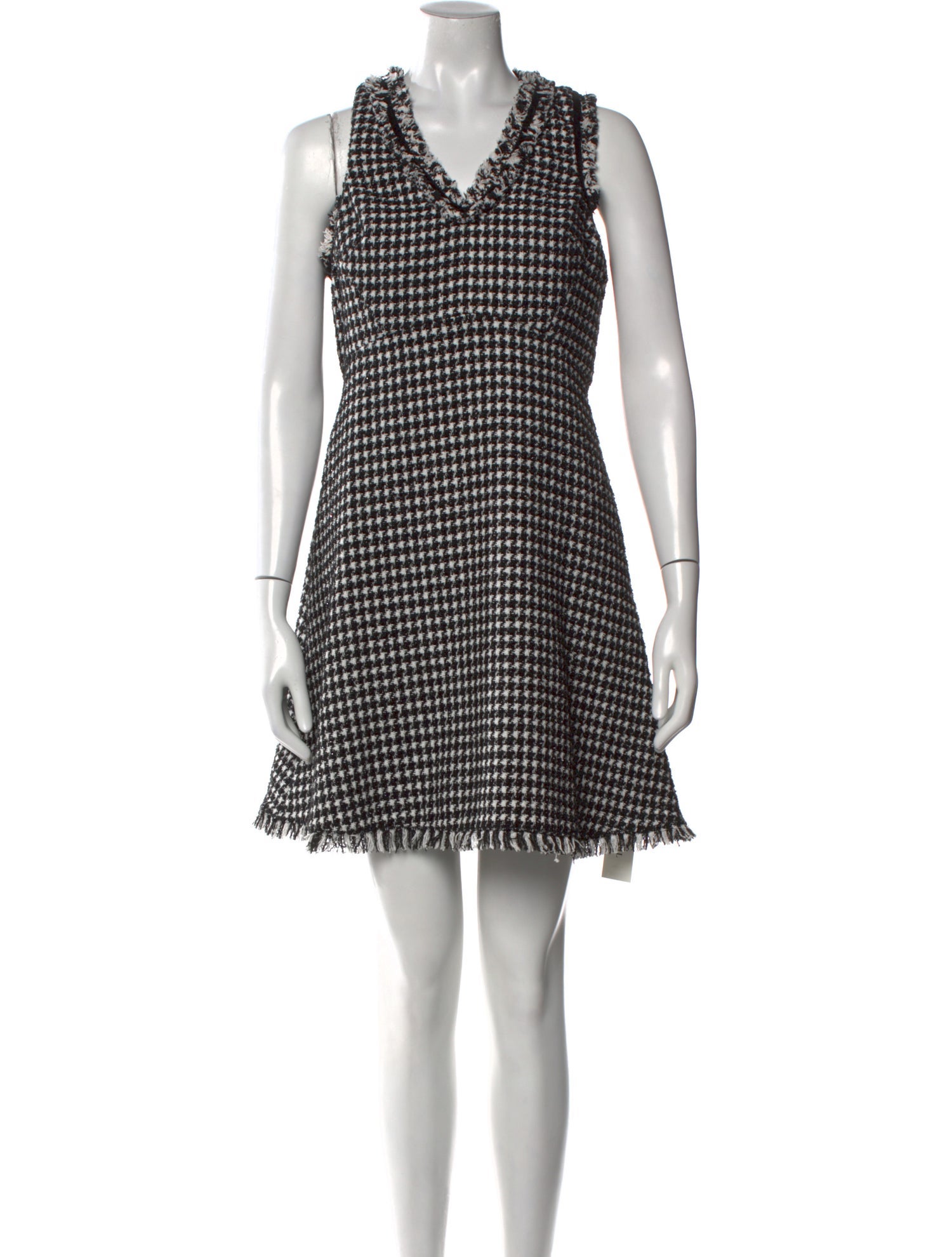 Kate Spade New York Houndstooth Print Mini Dress