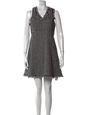 Kate Spade New York Houndstooth Print Mini Dress