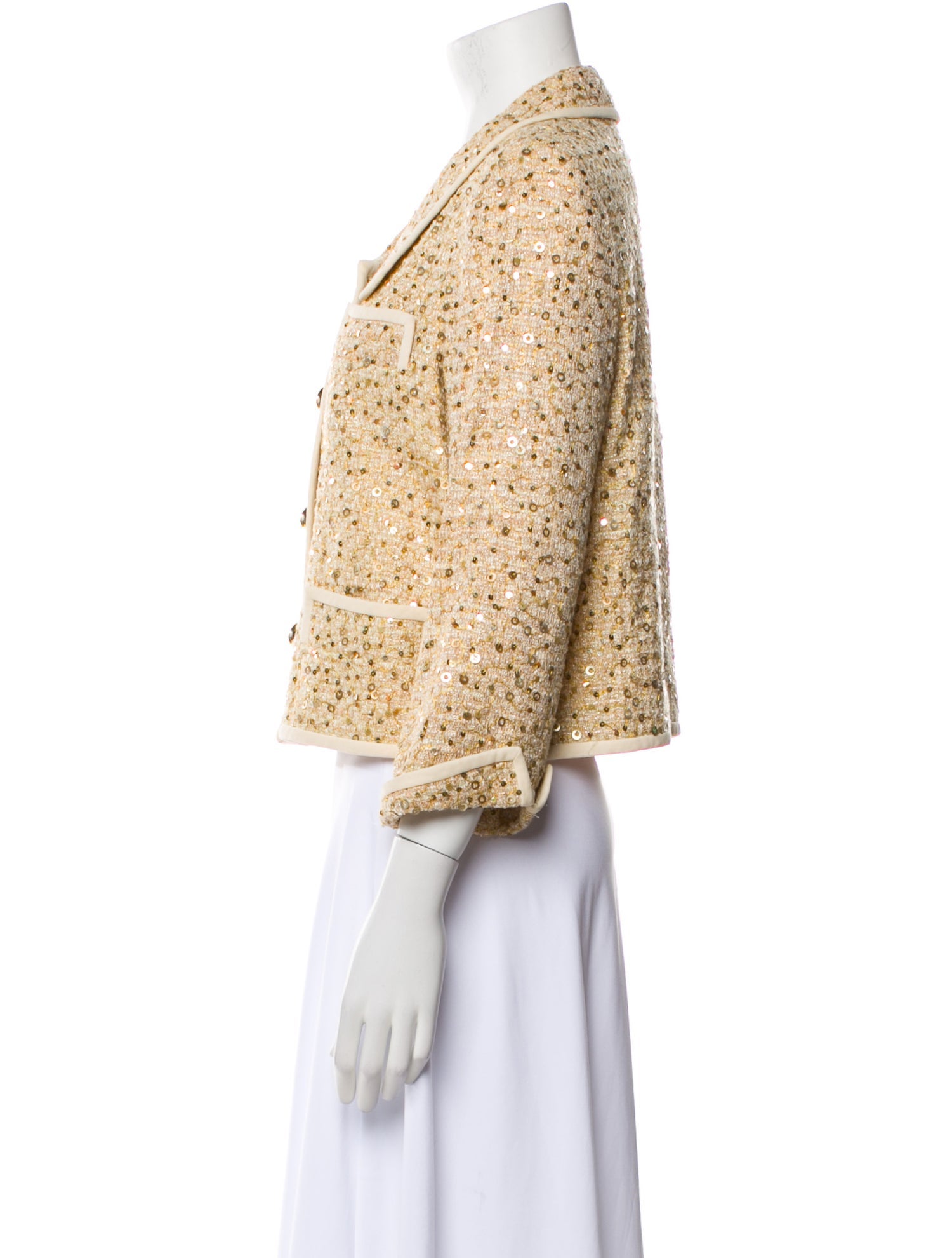 Kate Spade New York Tweed Pattern Evening Jacket