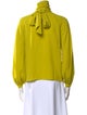 Kate Spade New York Silk Mock Neck Sweater