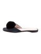 Kate Spade New York Suede Pom-Pom Embellishments Slides