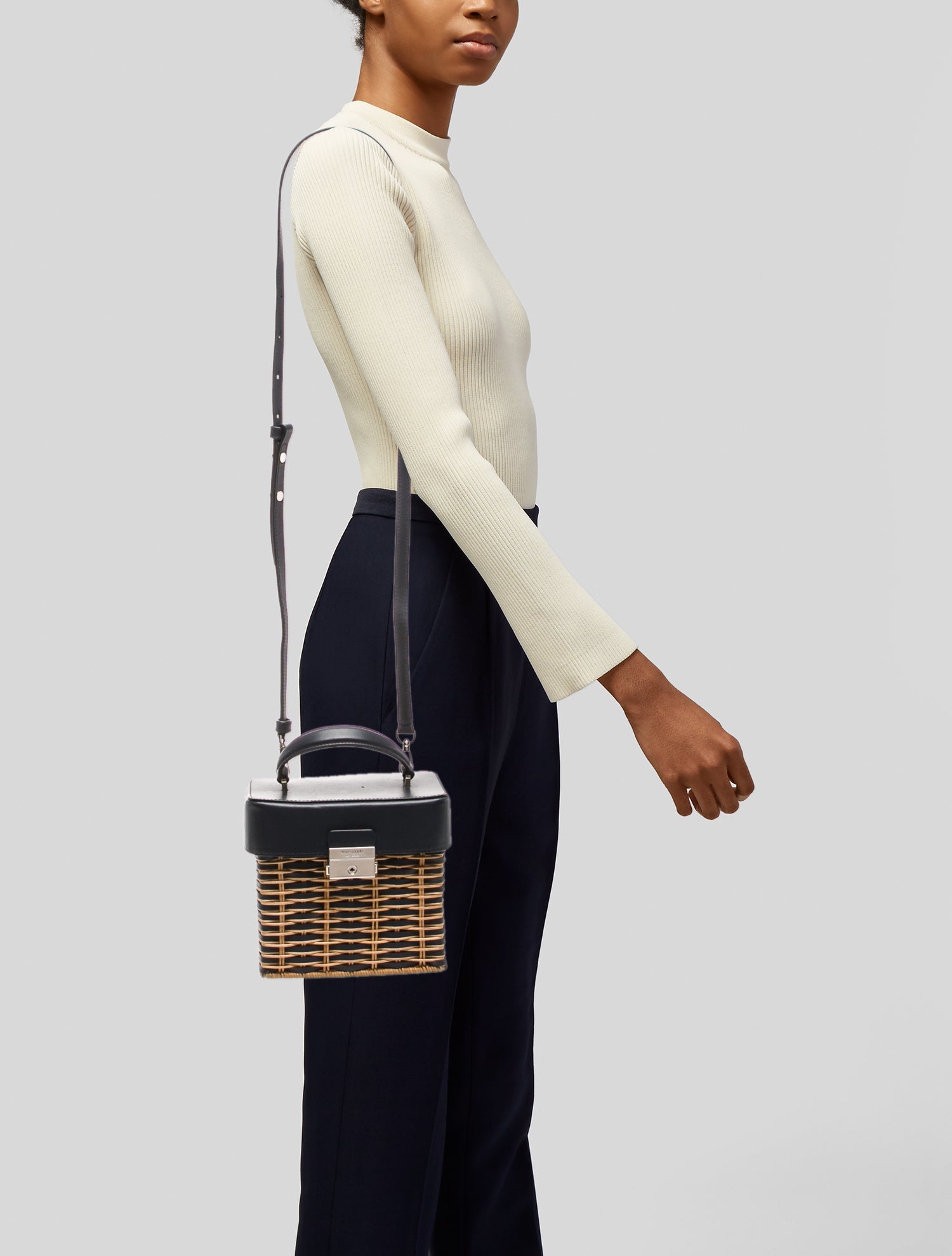 Kate Spade New York Straw Shoulder Bag