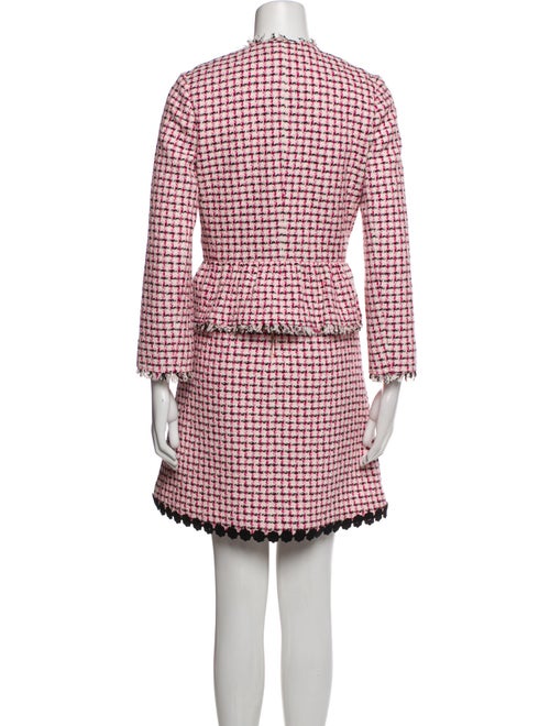 Kate Spade New York Tweed Pattern Embroidered Accent Dress Set