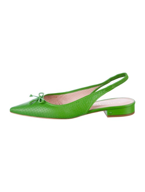 Kate Spade New York Leather Lasercut Accents Slingback Flats