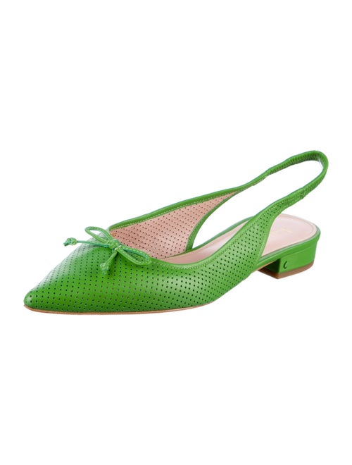 Kate Spade New York Leather Lasercut Accents Slingback Flats
