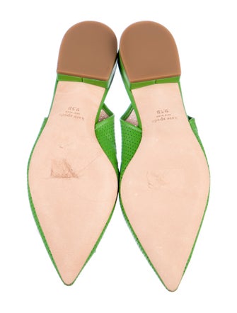 Kate Spade New York Leather Lasercut Accents Slingback Flats