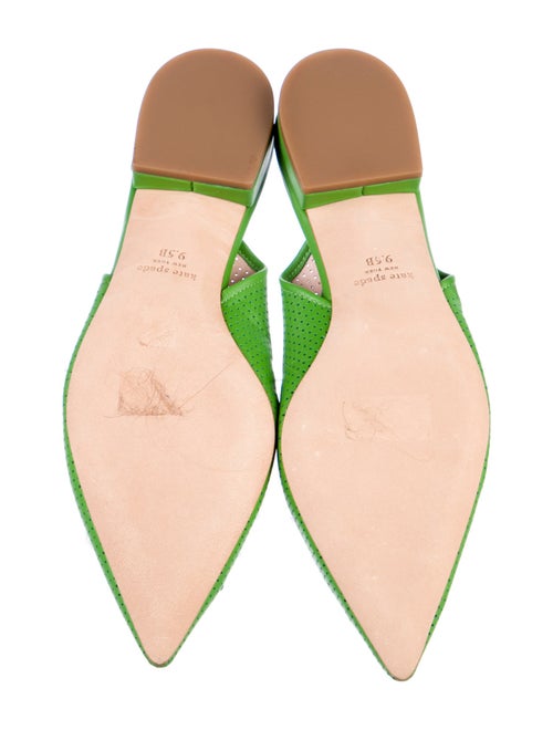 Kate Spade New York Leather Lasercut Accents Slingback Flats