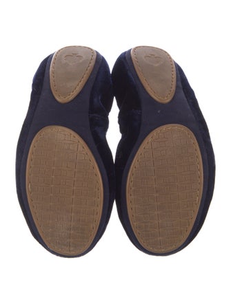 Kate Spade New York Velvet Bow Accents Ballet Flats