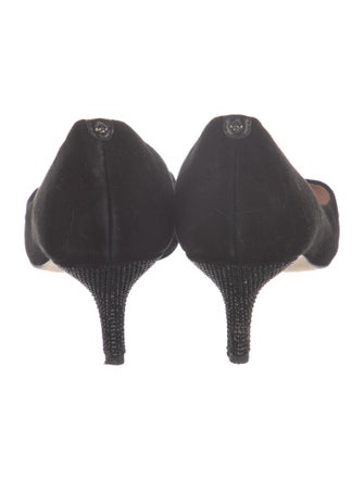 Kate Spade New York Suede Glitter Accents Pumps