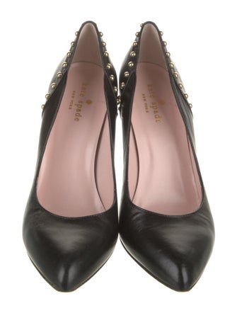 Kate Spade New York Leather Studded Accents Pumps