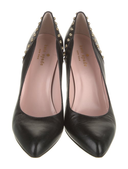 Kate Spade New York Leather Studded Accents Pumps