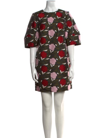 Kate Spade New York Floral Print Mini Dress