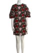 Kate Spade New York Floral Print Mini Dress