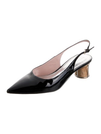 Kate Spade New York Patent Leather Slingback Pumps