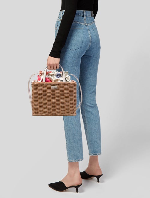 Kate Spade New York Rattan Top Handle Bag