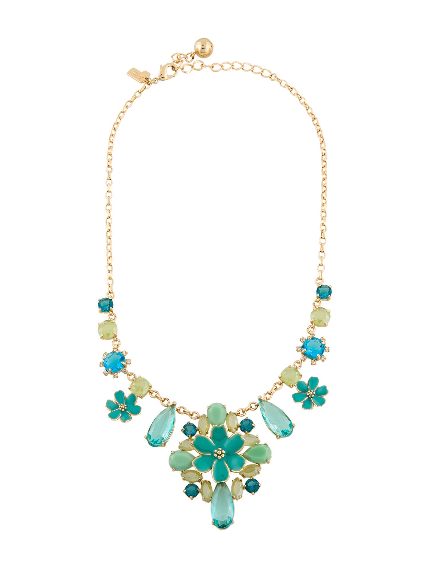 Kate Spade New York Crystal Floral Collar Necklace