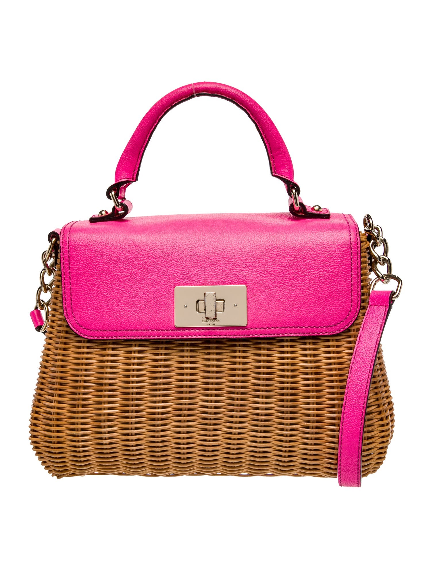 Kate Spade New York Straw Top Handle Bag