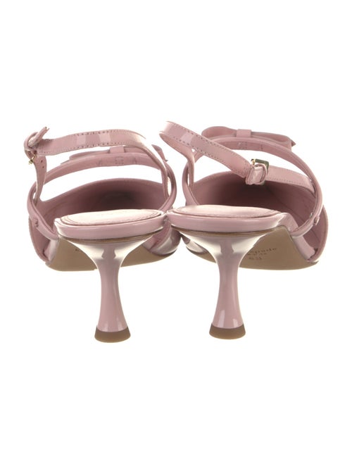 Kate Spade New York Leather Bow Accents Slingback Pumps