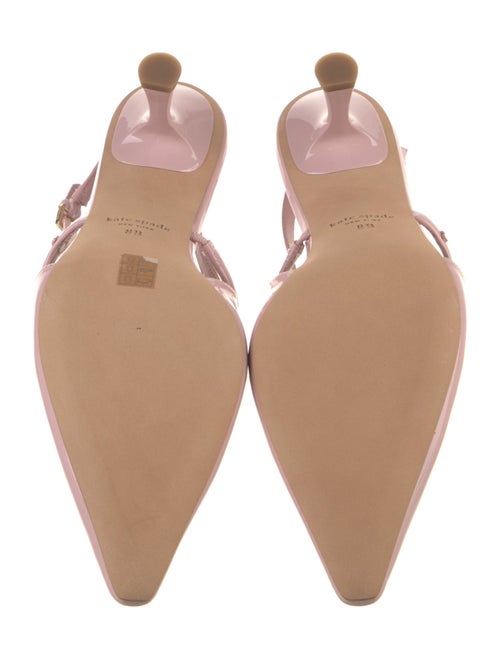 Kate Spade New York Leather Bow Accents Slingback Pumps