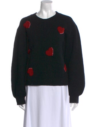 Kate Spade New York Printed Crew Neck Sweater