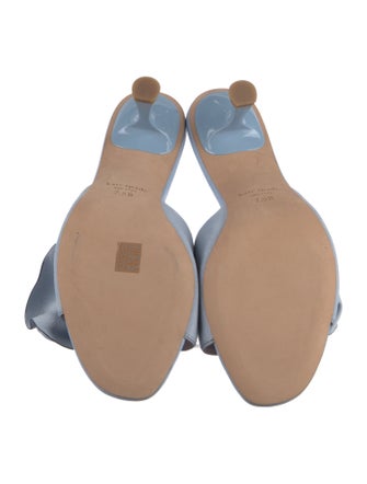 Kate Spade New York Leather Ruffle Embellishment Slides