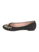 Kate Spade New York Suede Crystal Embellishments Ballet Flats