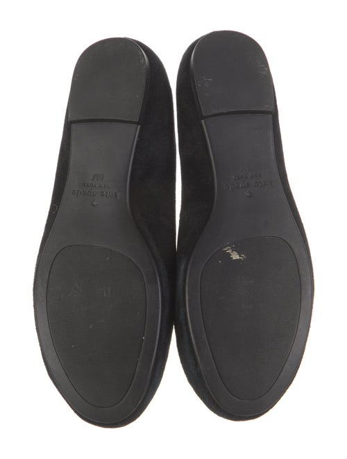 Kate Spade New York Suede Crystal Embellishments Ballet Flats