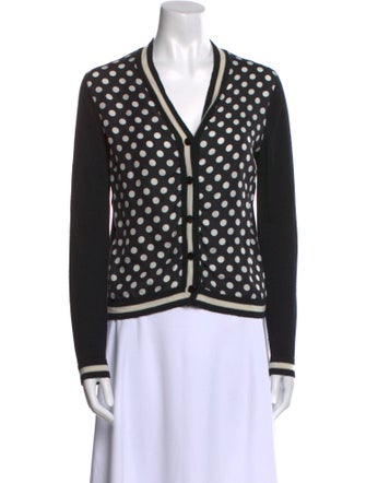 Kate Spade New York Silk Polka Dot Print Sweater