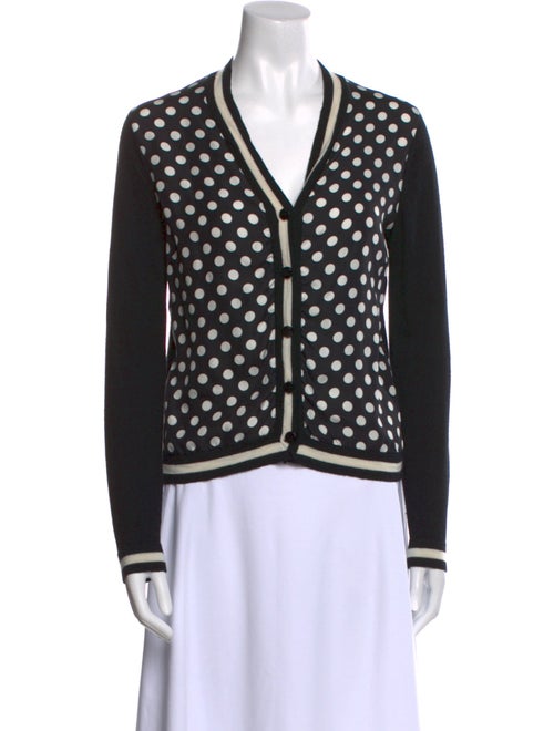 Kate Spade New York Silk Polka Dot Print Sweater