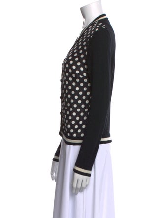 Kate Spade New York Silk Polka Dot Print Sweater