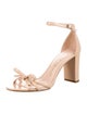 Kate Spade New York Patent Leather Bow Accents Sandals