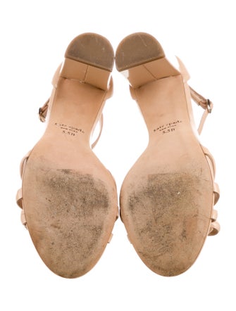 Kate Spade New York Patent Leather Bow Accents Sandals