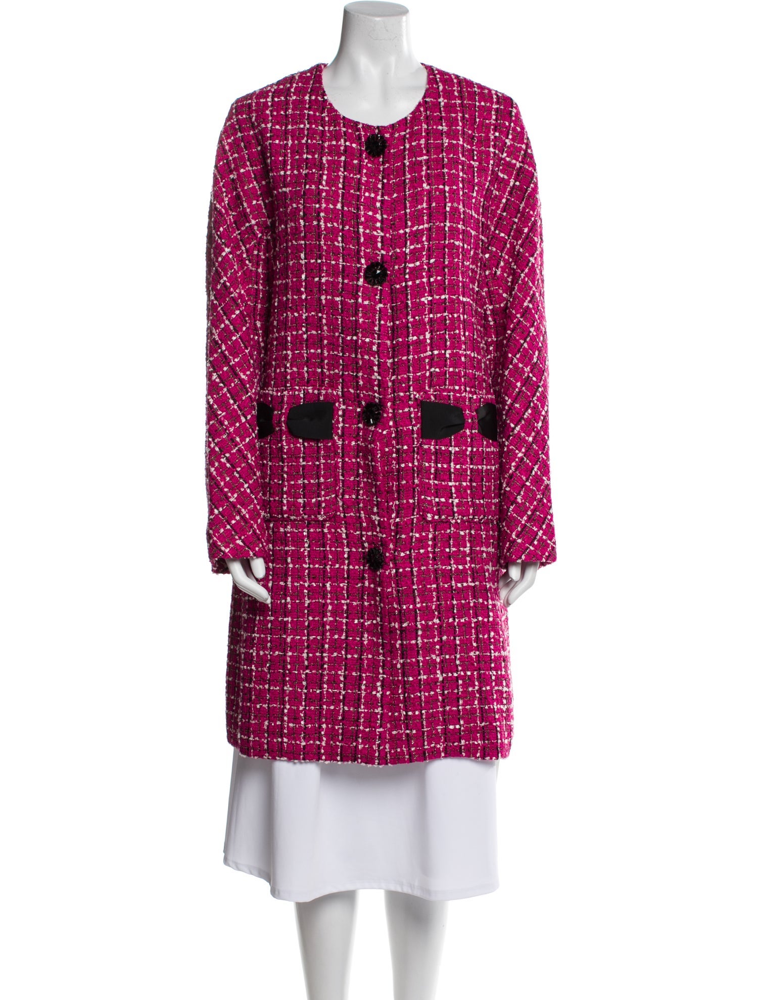 Kate Spade New York Houndstooth Print Coat