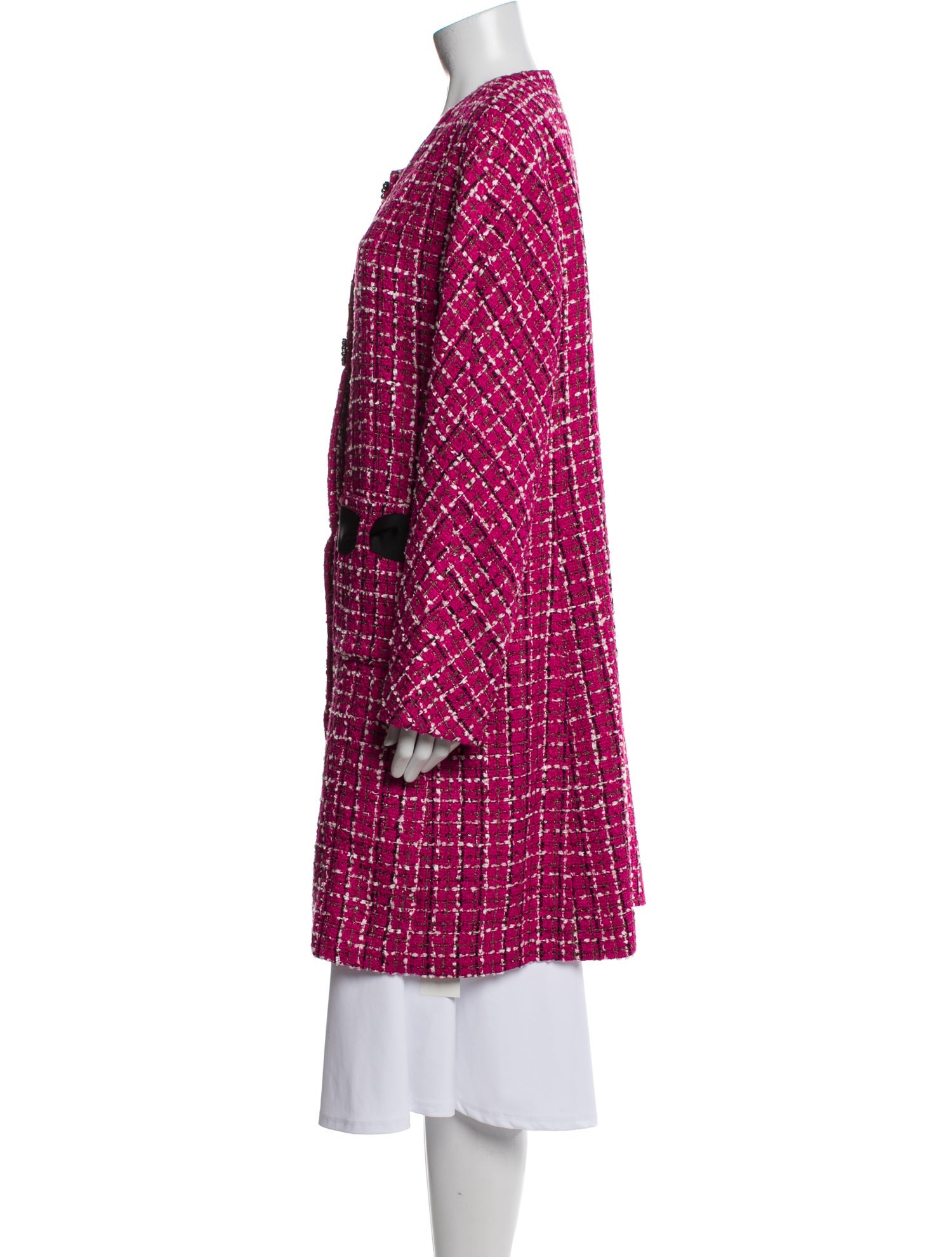 Kate Spade New York Houndstooth Print Coat