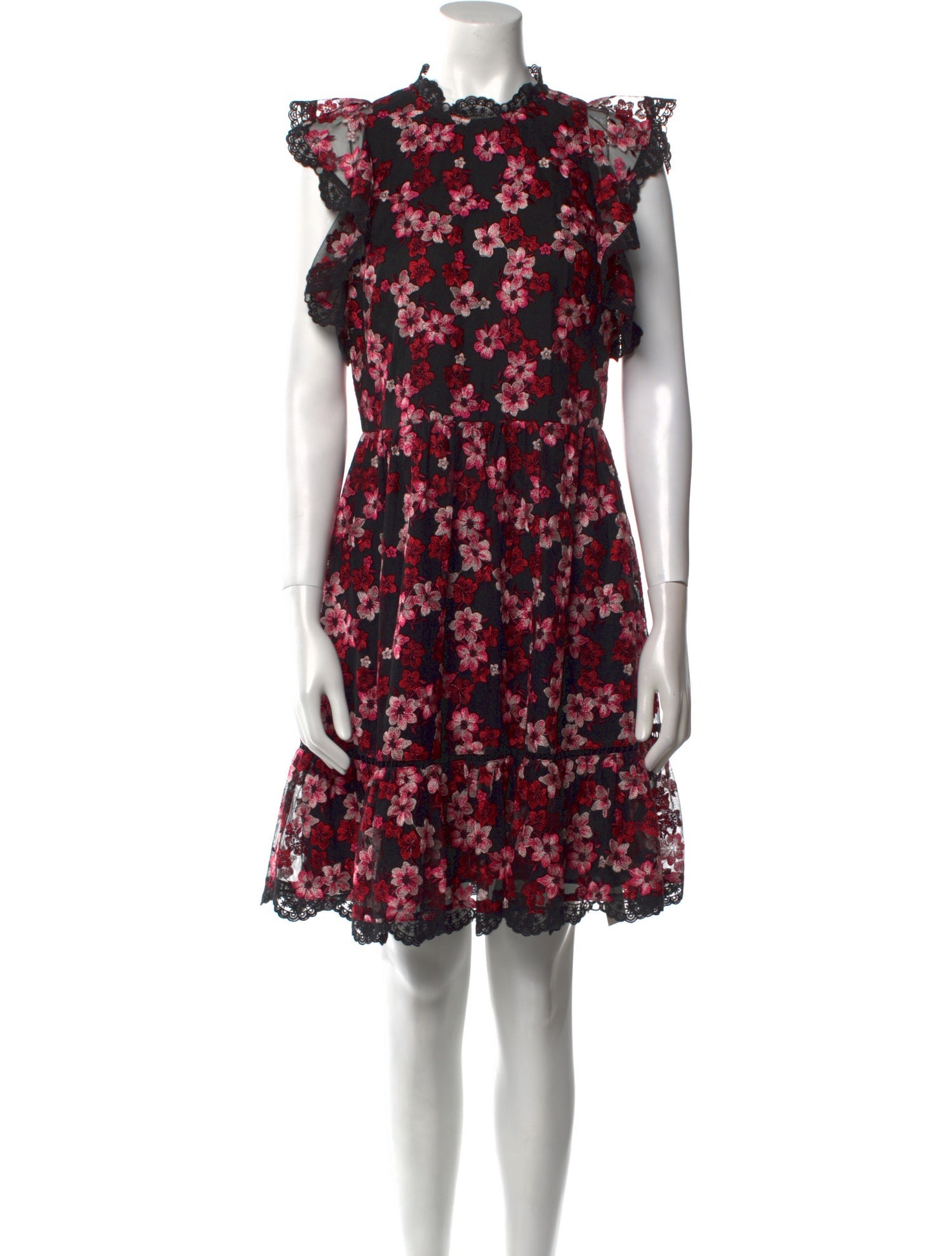 Kate Spade New York Floral Print Mini Dress